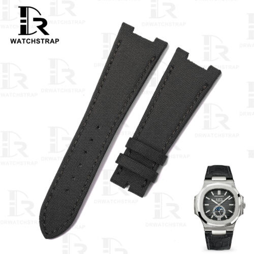 Buy Custom patek philippe Nautilus 5711 Black Canvas Nylon strap 21mm 25mm replacement watch band (1) Buy Custom patek philippe Nautilus 5711 Black Canvas Nylon strap 21mm 25mm replacement watch band (1)