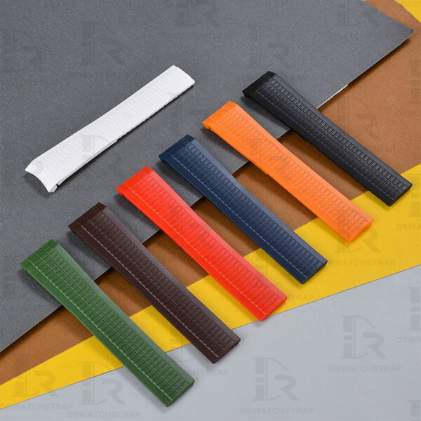 Buy Replacement Patek philippe aquanaut 5164 5167 5968 watch bands 21mm men's Black rubber watch strap