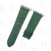 Buy Custom Apple watch band Green Round scale American Alligator 38mm 40mm 42mm 44mm Handmade straps (3)