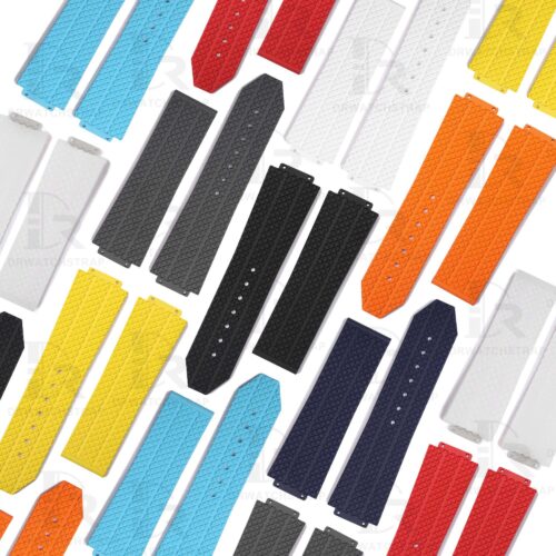Buy Black Orange White Grey Blue Red Yellow Green silicone watch band 12 25 80 for hublot big bang rubber strap low price for sale Buy Black Orange White Grey Blue Red Yellow Green silicone watch band 12 25 80 for hublot big bang rubber strap low price for sale