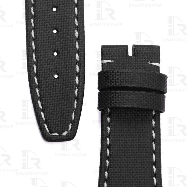 Handmade IWC Ingenieur IW322703 Canvas Nylon watchband 3227 3239 IW378401 IW378404 IW323601 28mm 29mm 32mm Mission Earth Replacement Black Canvas Nylon strap (2)