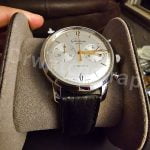 Cartier Tank Chronograph black alligator leather watch band