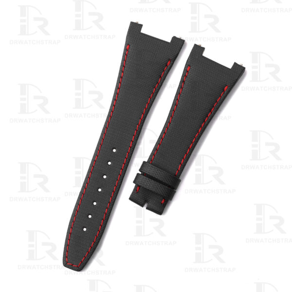 Buy Custom Black Canvas Nylon Straps IWC ingenieur Zinedine Zidane replacement watch band (1)