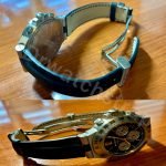 Bvlgari Diagono chornograph watch black canvas (1) Custom made Bvlgari B.zero1 watch strap leather watch band