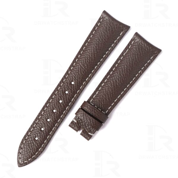 Buy Curved End custom Brown Epsom leather watchband for Audemars Piguet Millenary Handmade ap leather strap for sale (1) Buy Curved End custom Brown Epsom leather watchband for Audemars Piguet Millenary Handmade ap leather strap for sale (1)