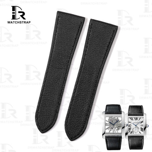 Buy Custom Black Calf leather watch band for Custom Cartier Tank MC strap handmade straps for sale (1) Buy Custom Black Calf leather watch band for Custom Cartier Tank MC strap handmade straps for sale (1)