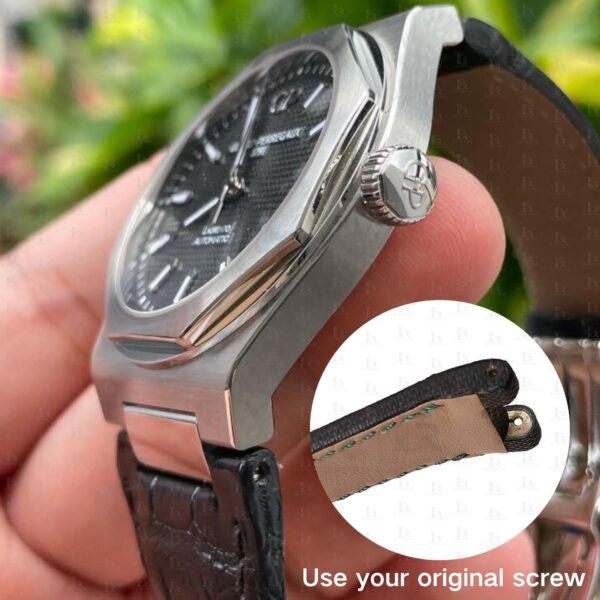 GP Girard Perregaux Laureato 81010 Chronograph 38mm 42mm watch band strap adapter GP Girard Perregaux Laureato 81010 Chronograph 38mm 42mm watch band strap adapter