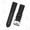 FKM rubber Panerai Rubber watch bands 22mm 24mm Replacement Black watch strap for sale (1)