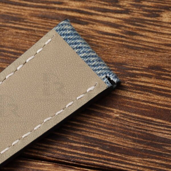 Custom Handmade Jeans strap for Patek Philippe 5330G watch straps replacement for sale (2)