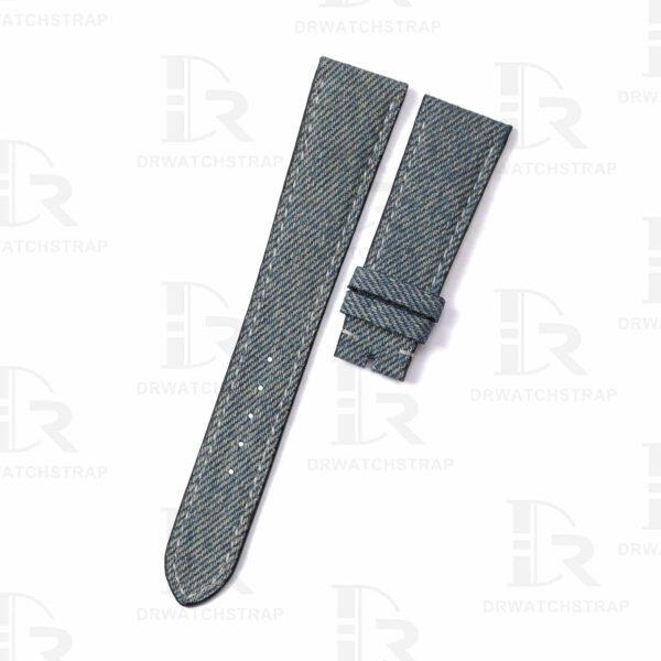 Custom Handmade Jeans strap for Patek Philippe 5330G watchbands replacement for sale (1)