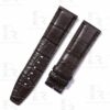 Buy Custom handmade Dark Brown Alligator leather strap for IWC Portuguese Chonograph Portofino 20mm watch bands (1)