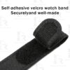 Custom Black Panerai Nylon Velcro Strap Replacement 22mm 24mm 26mm for sal (2)