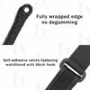 Custom Black Panerai Rubber Velcro watch Strap Replacement 22mm 24mm 26mm watch bands for sal (1)