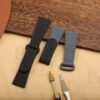 Custom Black Panerai Rubber Velcro watch Strap Replacement 22mm 24mm 26mm watch bands for sal (3)